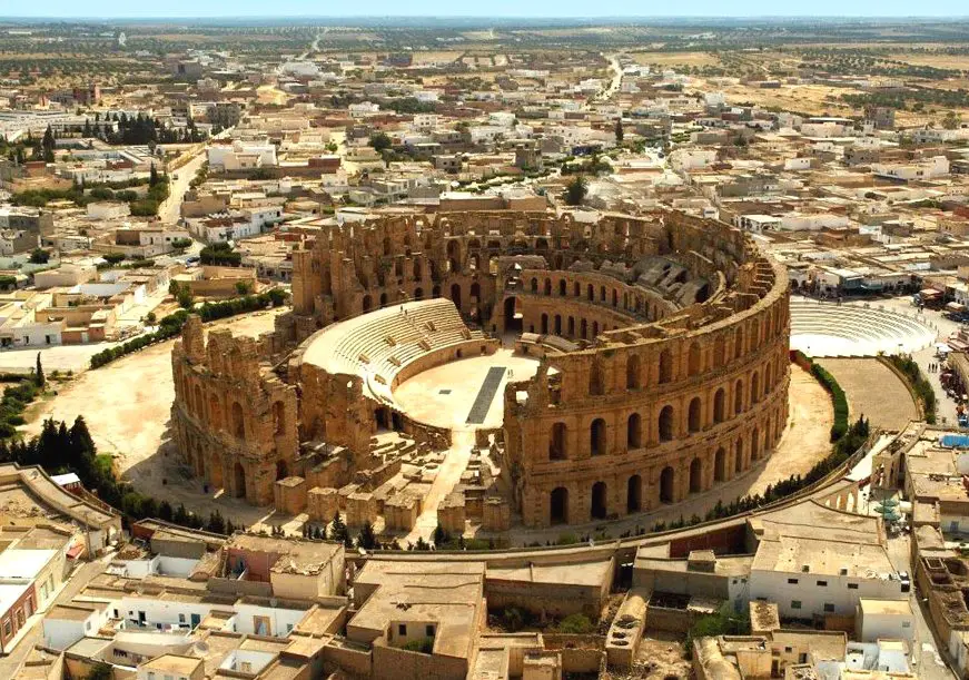 L'Amphithéâtre d'El-Jem en Tunisie