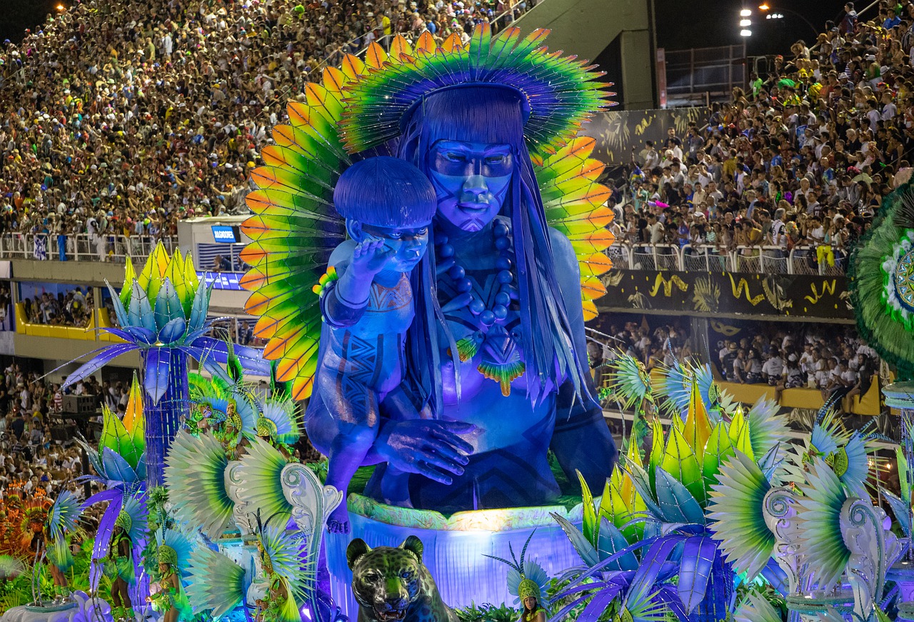 Le carnaval de Rio au Brésil